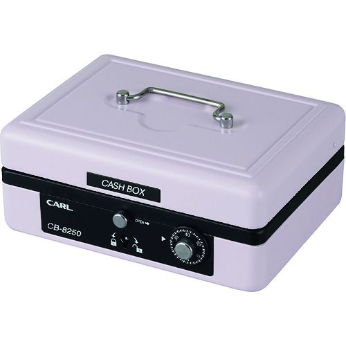 【期間限定!対象商品P2～20倍】 カール　手提げ金庫　キャッシュボックス　ＣＢ－８２５０－Ｐ　ピンク　Ａ６サイズ　1台 (CB8250P)