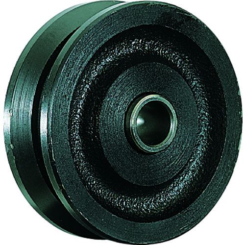 【SS制限事項 38万商いもの以上10%OFF】 ＭＡＬＣＯＮ マルコン枠無掛け目車 ９０粍 Ｖ型 1個 (C210090)