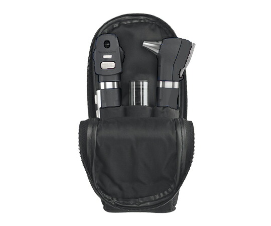 【期間限定!対象商品P2～20倍】 ﾎﾟｹｯﾄLED検眼･耳鏡ｾｯﾄ ﾌﾞﾗｯｸ 92871-BLK 1ｾｯﾄ