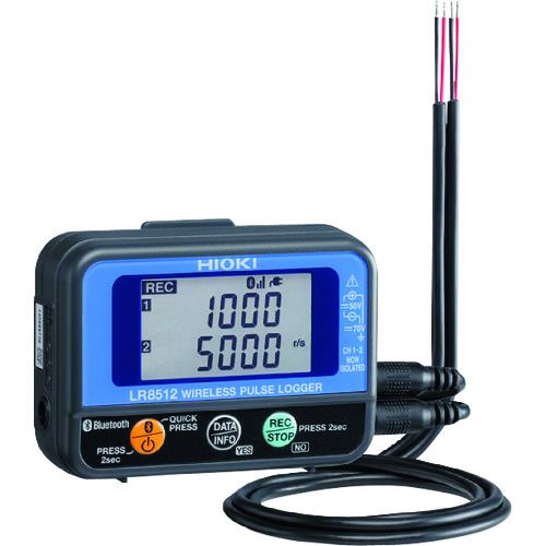 【SS押さえる 38万商いもの以上10%OFF】 ＨＩＯＫＩ ワイヤレスパルスロガー ＬＲ８５１２ 1台 (LR8512)