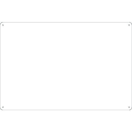 【期間限定!対象商品P2～20倍】 緑十字　スチール無地板　白　スチール－２４（白）　４５０×３００×０．８ｍｍ　平板　1枚 (058241)