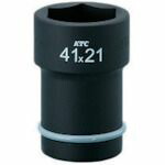 【SS押さえる 38万商いもの以上10%OFF】 ＫＴＣ ２５．４ｓｑ．差しひびき鍵用ホイールナットコンビソケット（薄肉） 対辺大きさ３５×１７粍 1個 (ABP83517TP)