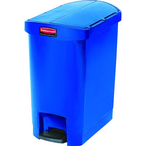 【期間限定!対象商品P2～20倍】 ラバーメイド　【売切廃番】スリムジムステップオンコンテナ　エンドステップ　３０．３Ｌ　ブルー　1個 (1883592)