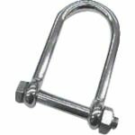 【期間限定!対象商品P2～20倍】 水本　ステンレス　ＳＬＵシャックル　長さ８０ｍｍ内幅４０ｍｍ　1個 (SLU10)