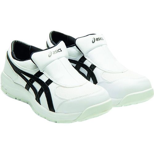 【期間限定!対象商品P2～20倍】 ＡＳＩＣＳ　ウィンジョブＣＰ２１１　ＳＬＩＰーОＮ　ホワイト×ブラック　２３．５ＣＭ　1足 (1273A031.10023.5)