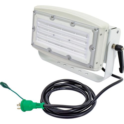 【期間限定!対象商品P2～20倍】 ＮＩＣＨＩＤＯ　スクエアライト１００Ｗ　電源装置一体型　昼白色　投光器型　ワイド　1台 (LEIS100DJW50K)