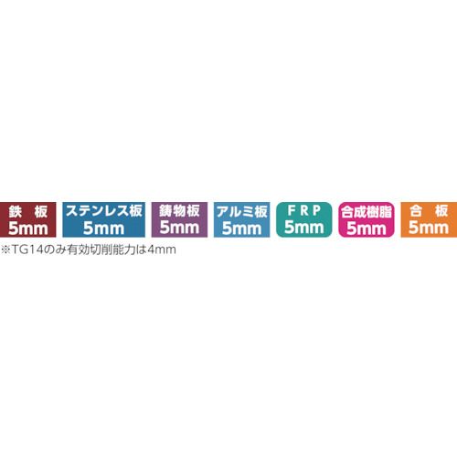 大見 超硬ステンレスホールカッター ７４ｍｍ 1本 (TG74)