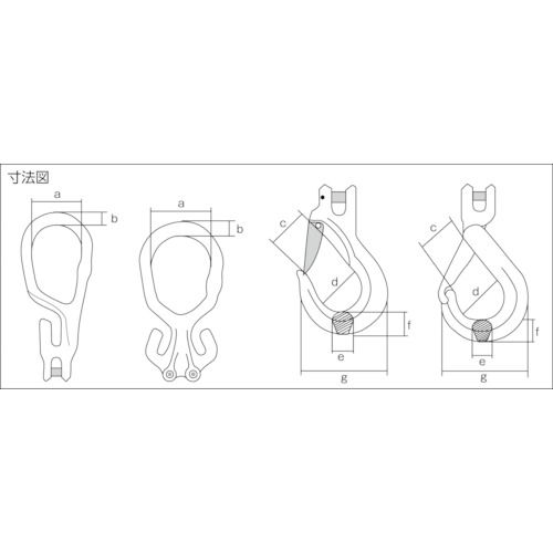 MARTEC/マーテック チェーンスリングセット MG1-GBK6-1.1T 2m MG1-GBK6