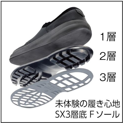 シモン 安全靴 半長靴 ＷＳ４４黒 WS44BK-24.0 ２４．０ｃｍ 1足