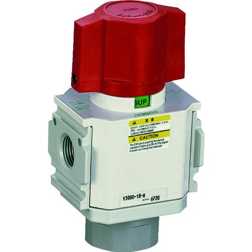 【期間限定!対象商品P2～20倍】 ＣＫＤ　残圧排出弁　白色シリーズ　1個 (V30008W)
