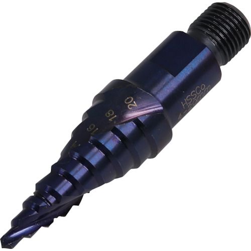 【期間限定!対象商品P2～20倍】 ＭＵＳＴＴＯＯＬ　スパイラルステップドリル　Φ４－２０ｍｍ（９段）　ＩＭ－ＳＴＢ４２０　1本 (19869)