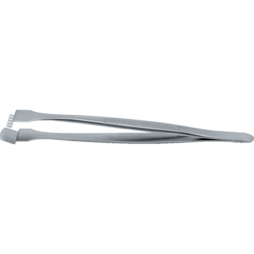 【期間限定!対象商品P2～20倍】 ｉｄｅａｌｔｅｋ　耐酸耐磁ウェハーピンセット　１３０ｍｍ　先端幅１６．０ｍｍ　５枚爪　1本 (5WFSA1IT)