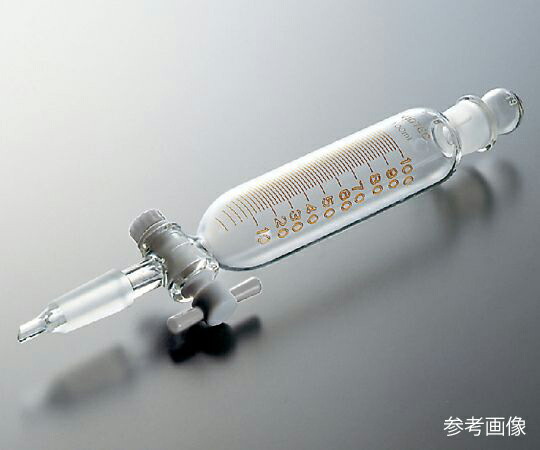 【SS押さえる 38万商いもの以上10%OFF】 徐々に流れるﾛｰﾄ(PTFEｺｯｸ付･目盛付)50mL 決まり切った摺合 2153-01-1 1個