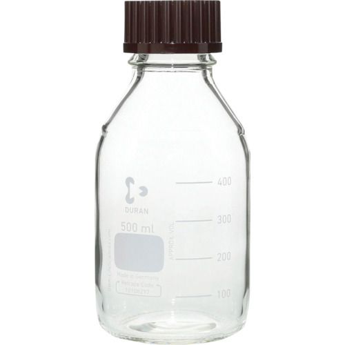 【期間限定!対象商品P2～20倍】 ＳＩＢＡＴＡ　耐熱ねじ口びん　赤キャップ付　５００ｍＬ　　1個 (0172005001A)