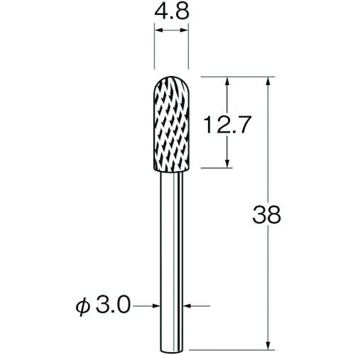 【期間限定!対象商品P2～20倍】 リューター 超硬カッターＫ３８１３ 1袋 (K3813)
