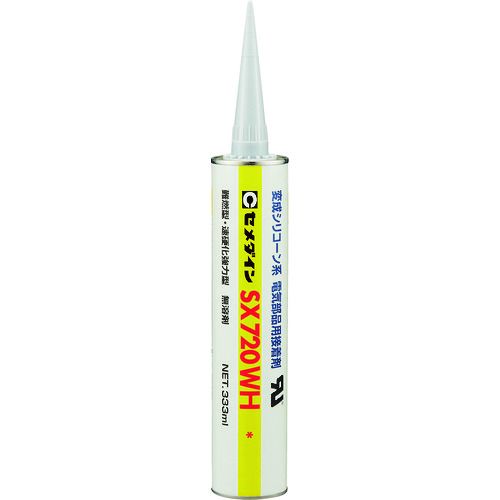 【期間限定!対象商品P2～20倍】 セメダイン　ＳＸ７２０ＷＨ　３３３ｍｌ　（白色・高粘度）　ＡＸ－２１４　1本 (AX214)