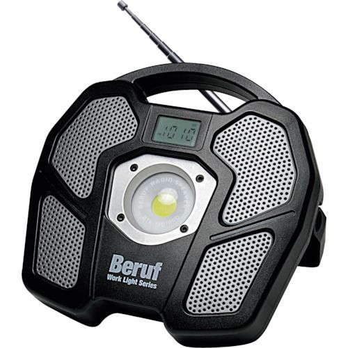 【SS押さえる 38万商いもの以上10%OFF】 ＢＥＲＵＦ ラジオ受信機付ポータブルワークライト ＢＴＫ－１３０１ＲＲＤ 1個 (87235)