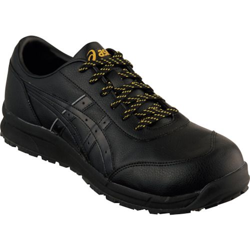 【期間限定!対象商品P2～20倍】 ＡＳＩＣＳ　静電気帯電防止靴　ウィンジョブＣＰ３０Ｅ　ブラック&times;ブラック　２２．５ｃｍ　1足 (1271A003.00422.5)｜福祉用具のバリューケア