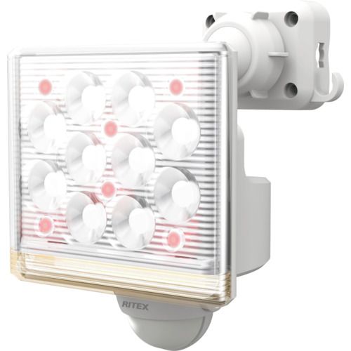【期間限定!対象商品P2～20倍】 ＲＩＴＥＸ　１２Ｗ１灯　フリーアーム式　ＬＥＤセンサーライト　リモコン付　1台 (LEDAC1015)