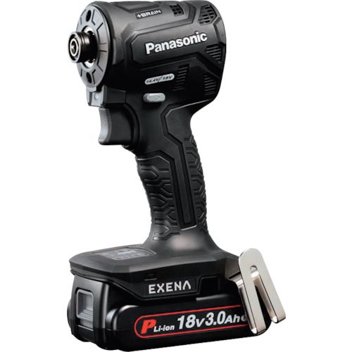 【期間限定!対象商品P2～20倍】 ＥＸＥＮＡ　充電インパクトドライバー　１８Ｖ３．０Ａｈ電池セット品　黒　1台 (EZ1PD1N18DB)