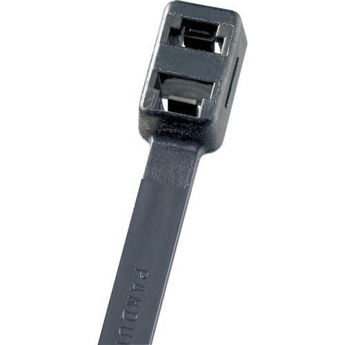 【期間限定!対象商品P2～20倍】 ＰＡＮＤＵＩＴ　ダブルループ結束バンド　耐熱性黒　４．８×３００×１．３　（１０００本入）　1袋 (PLB3SM30)
