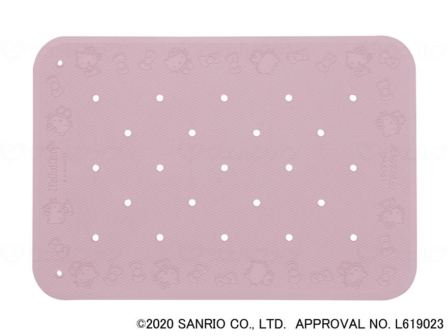【期間限定!対象商品P2～20倍】 ウェルファンすべり止め入浴ﾏｯﾄ ﾄﾗｲﾀｯﾁ（ﾊﾛｰｷﾃｨ） ﾋﾟﾝｸ M