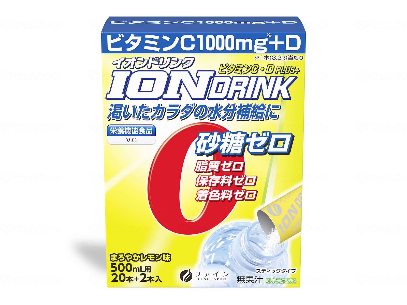 【継続期間制限事項!客体商いものP2～20倍】 ファインｲｵﾝﾄﾞﾘﾝｸC・Dﾌﾟﾗｽ ｹｰｽ 3.2ｇ×22包 介護食-介護用品