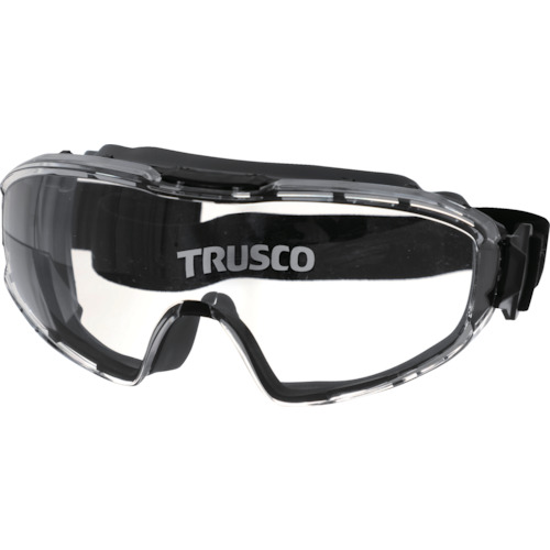 【期間限定!対象商品P2～20倍】 ＴＲＵＳＣＯ　カラーセーフティーゴーグル（ワイドビュータイプ）ブラック　1個 (G5008BK)