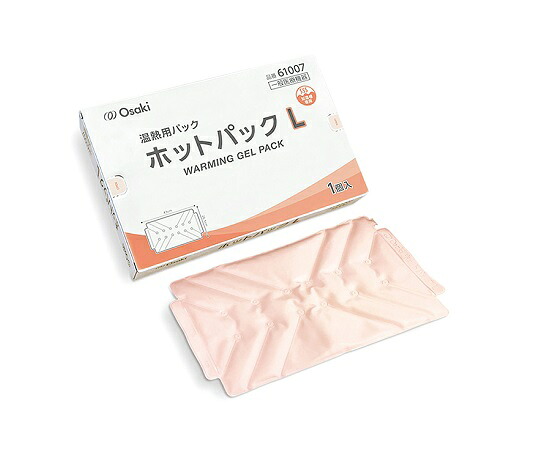 【期間限定!対象商品P2～20倍】 温熱用ﾎｯﾄﾊﾟｯｸ Lﾀｲﾌﾟ(長方形) 61007 1個