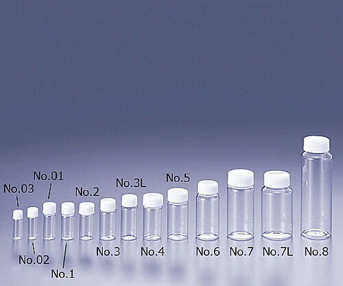 【期間限定!対象商品P2~20倍】 FSスクリュー管瓶 透明 30.0ml No.6 1箱(50本入)|福祉用具のバリューケア