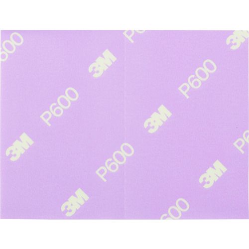 【期間限定!対象商品P2～20倍】 ３Ｍ　足付けソフトシート　１３０Ｘ１７０ｍｍ　＃６００　５０枚入り　1箱 (ASOFTSHT600R)
