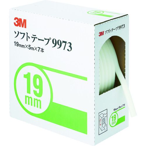 【SS制限事項 38万商いもの以上10%OFF】 ３Ｍ ホンブルグ帽磁気テープ ９９７３ １９粍径×５ｍ（７巻入） 1箱 (9973)