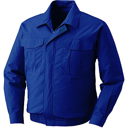 【期間限定!対象商品P2～20倍】 空調服　冷却上着　綿薄手ワーク空調服［［Ｒ下］］　ＫＵ９０５５０　ウエアのみ　ダークブルー　ＬＬ　1着 (KU90550C14S4)｜福祉用具のバリューケア