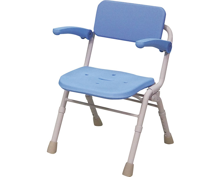 【期間限定!対象商品P2～20倍】 シャワーチェア AirミドルSPワンタッチ / PN-L41831A ブルー 1台