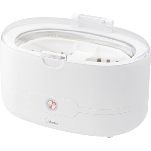 【期間限定!対象商品P2～20倍】 ｄｒｅｔｅｃ 超音波洗浄器「ソニクリア コフレ」 1台 (UC504WT)