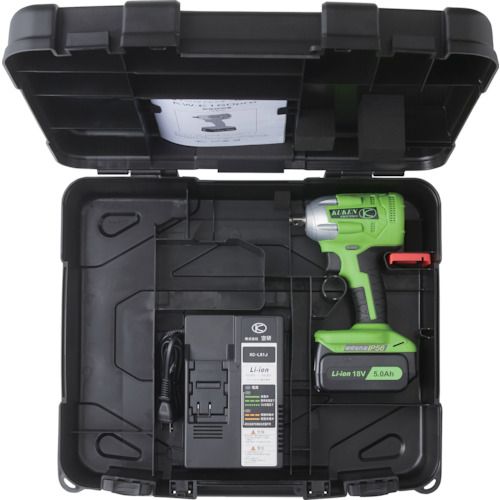 【期間限定!対象商品P2～20倍】 空研　充電式インパクトレンチ　ＫＷ－Ｅ１６０ｐｒｏ（ケース付き）　1台 (KWE160PROS1)