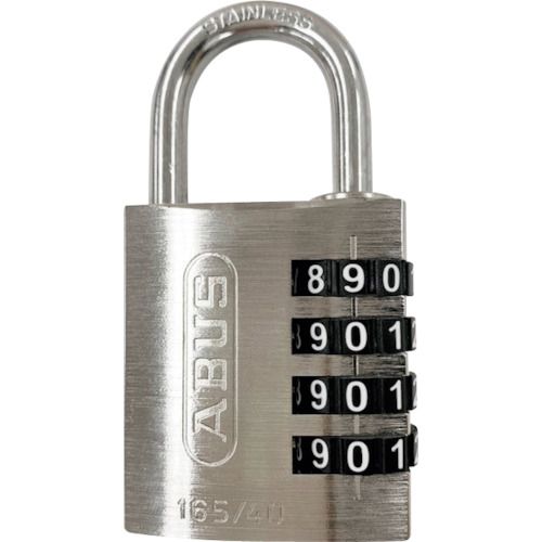 【期間限定!対象商品P2～20倍】 ＡＢＵＳ　屋外用ダイヤル式南京錠　１６５ＩＢ／４０　ＳＩＬＶＥＲ　1個 (165IB40SILVER)