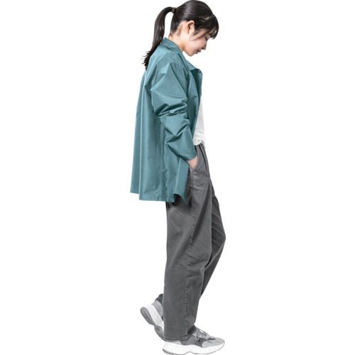 【期間限定!対象商品P2～20倍】 Ｍａｋｋｕ　きどらないレインウェアセットアップ　ブルーグレー　Ｍ　1着 (AS4700BGM)