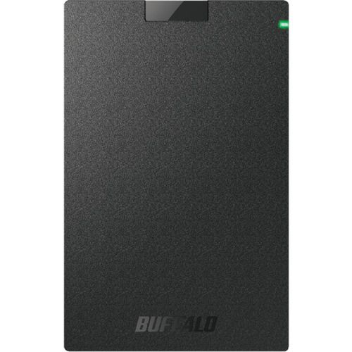 【期間限定!対象商品P2～20倍】 ＢＵＦＦＡＬＯ 【一時受注停止】ミニステーション ＵＳＢ３．１（Ｇｅｎ．１）対応 ポータブルＨＤＤ スタンダードモデル ブラック ２ＴＢ 1個 (HDPCG2.0U3GBA)