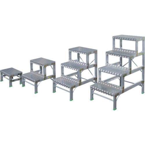 【期間限定!対象商品P2～20倍】 ＮＡＫＡＯ　Ｇ型作業用踏台１．２ｍ　1台 (G123)