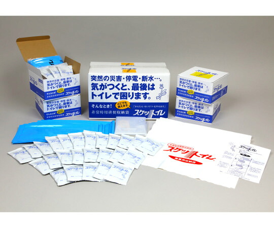 【期間限定!対象商品P2~20倍】 非常時用排便収納袋 スケットイレ 1箱|福祉用具のバリューケア