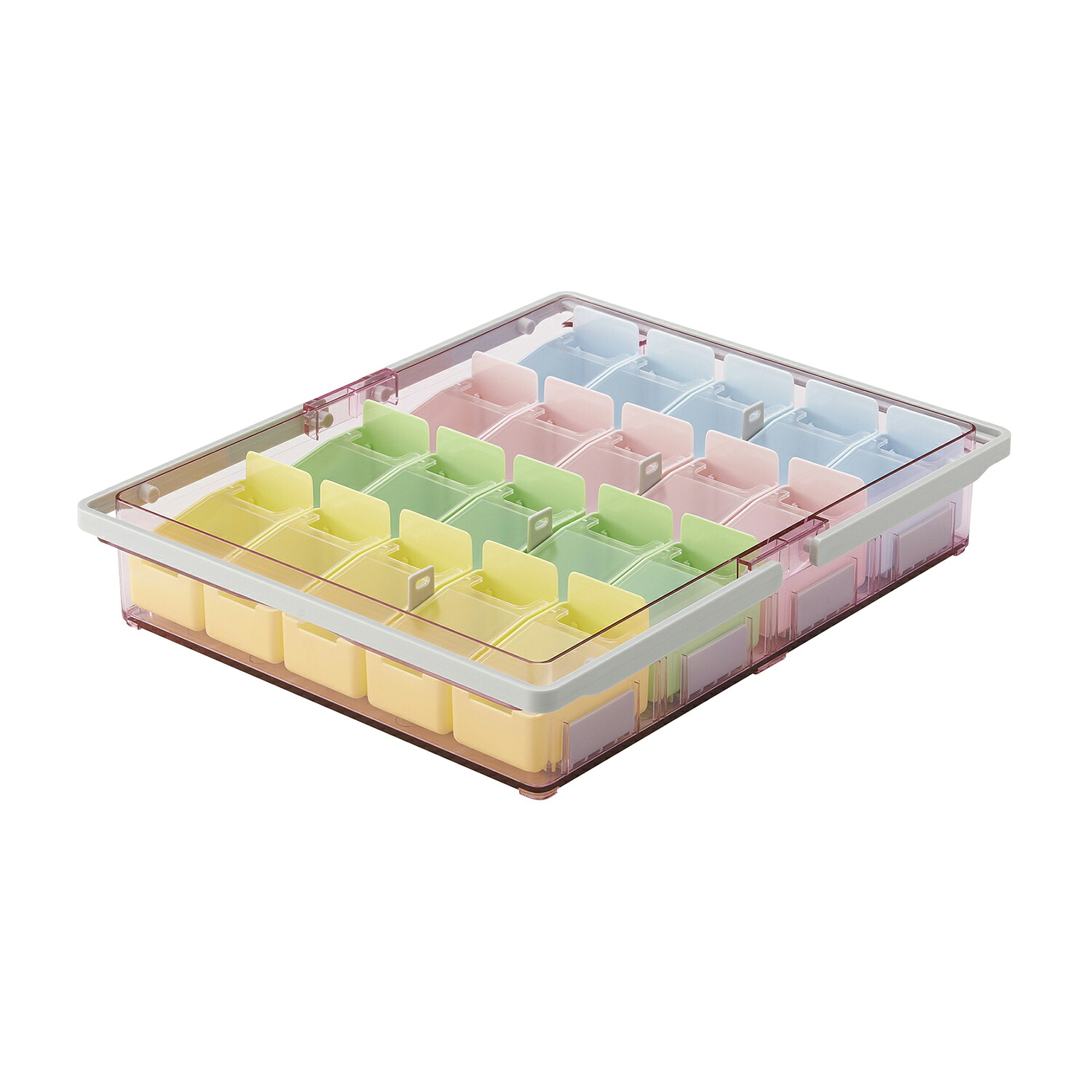 【期間限定!対象商品P2～20倍】 投薬箱（２０人用）駒・大タイプ ﾎﾝﾀｲ:ﾋﾟﾝｸ