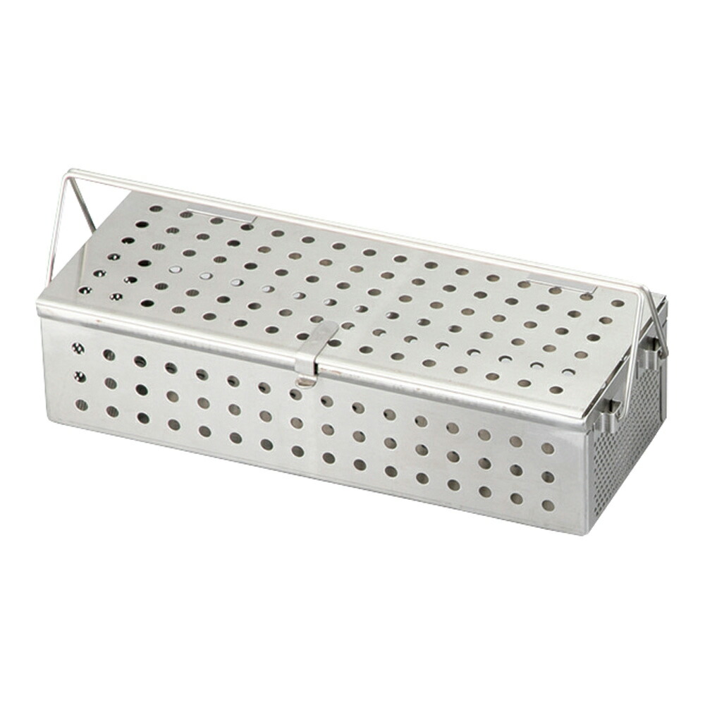 【期間限定!対象商品P2～20倍】 ステンレスパンチングカゴ 180×120×70mm　SPK-3 1個