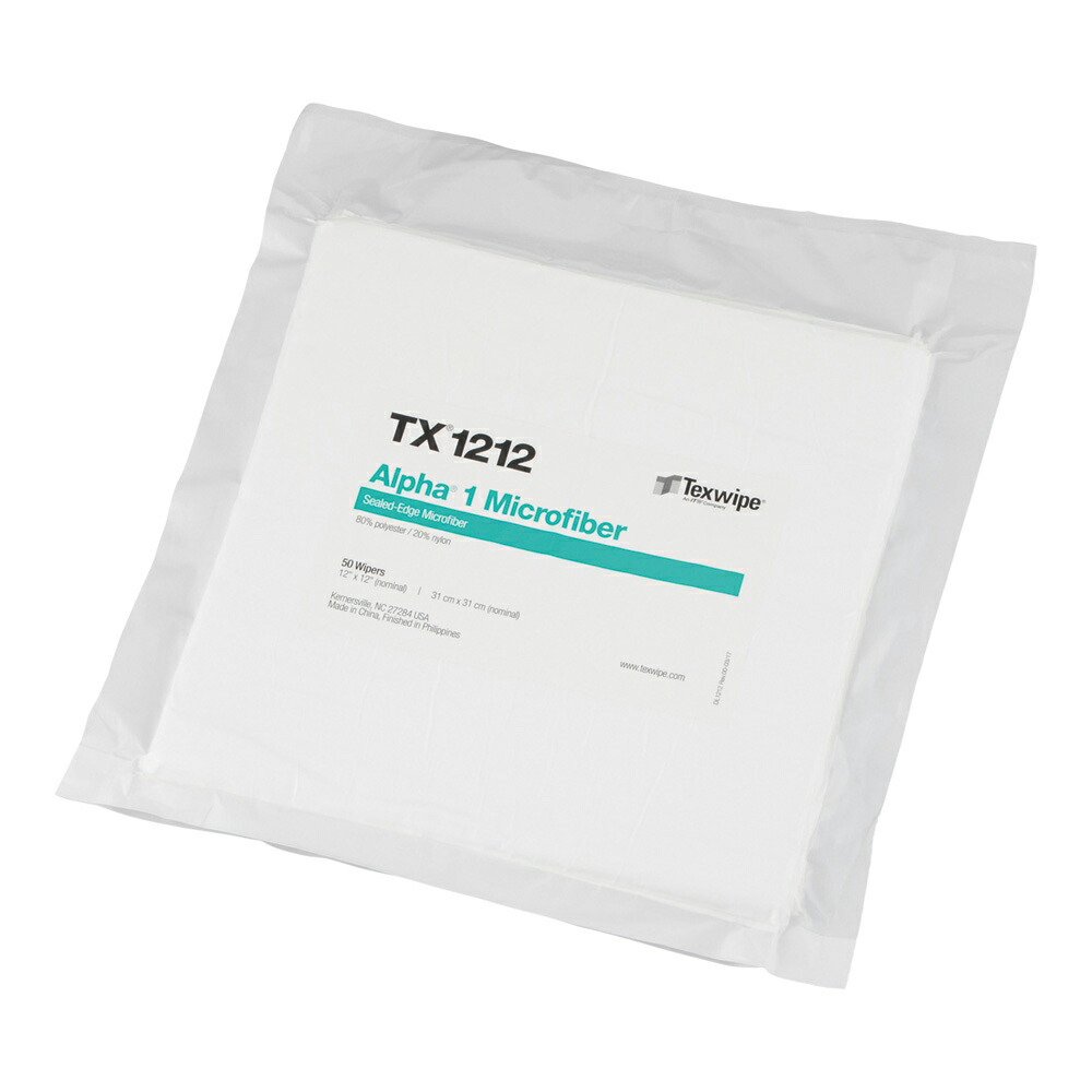 【期間限定!対象商品P2～20倍】 アルファ1・クリーンワイパー 300×300mm 未滅菌 100枚入　TX1212 1袋(100枚入)