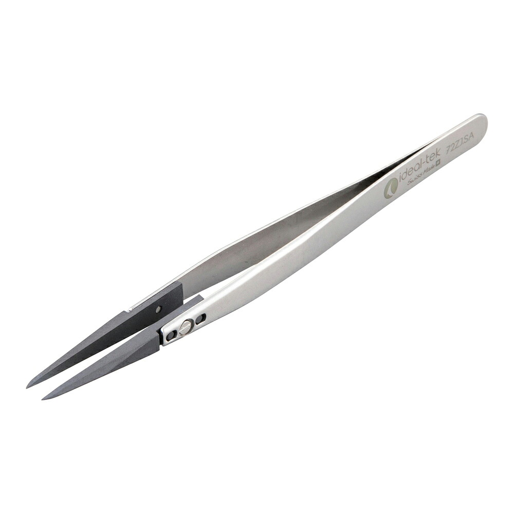 【期間限定!対象商品P2～20倍】 ESDセラミックピンセット 135×9mm　72ZJ.SA.0 1本