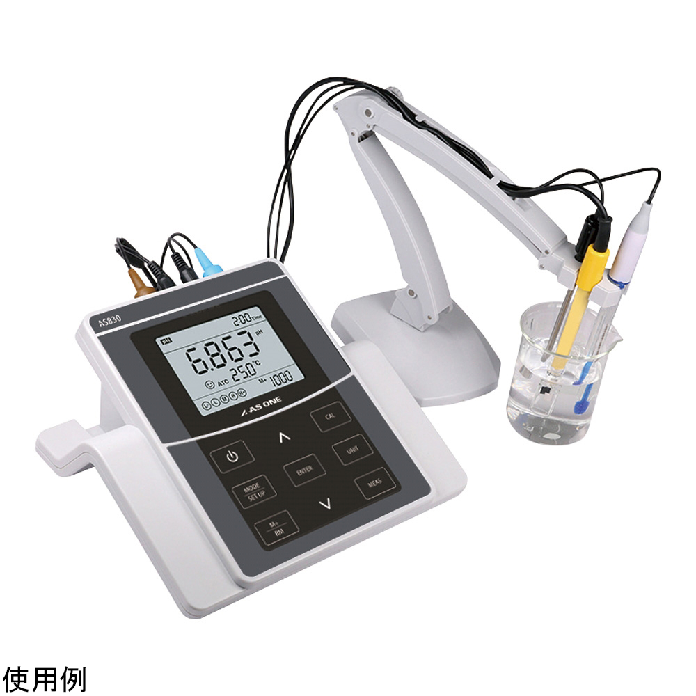 ショッピング アズワン AS ONE 日常防水型導電率計 校正証明書付 DiST