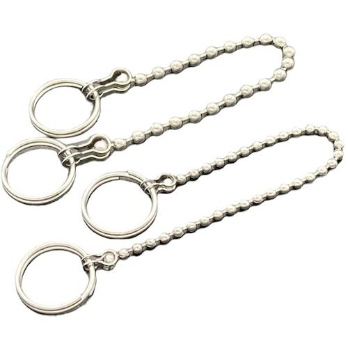 【期間限定!対象商品P2～20倍】 ラクテム　ボールチェーン　ステンレス　両側リング付　線径３．２　Ｌ５００ｍｍ　1袋 (BCR3.2500) 4,542円