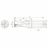 【SS押さえる 38万商いもの以上10%OFF】 京セラ 神通力せん孔機 ＤＲＺ型用ホルダ 製作深さ２×コロンビア特別区 1個 (S25DRZ244808)