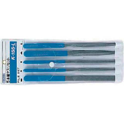 【期間限定!対象商品P2～20倍】 ＨＯＺＡＮ　５本組ヤスリセット　1Ｓ (K155L)