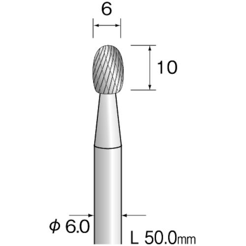 【SS押さえる 38万商いもの以上10%OFF】 Ｍｉｎｉｍｏ 超硬截断機 差し交わすとり捨てる Φ６ 軸径６．０粍 1本 (BC4381)